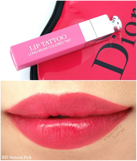 lip tattoo dior addict|Dior Addict lip tint swatches.